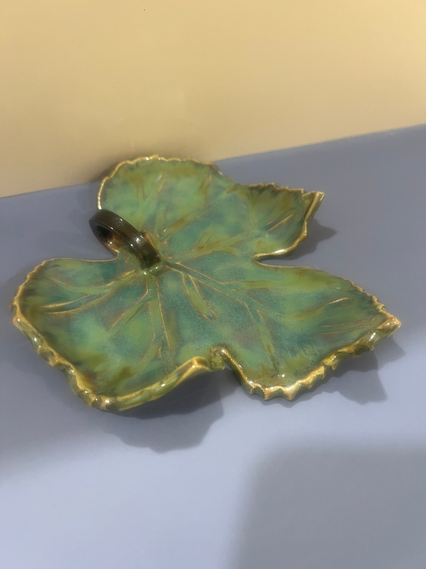 Trinket dish - Grape Leaf