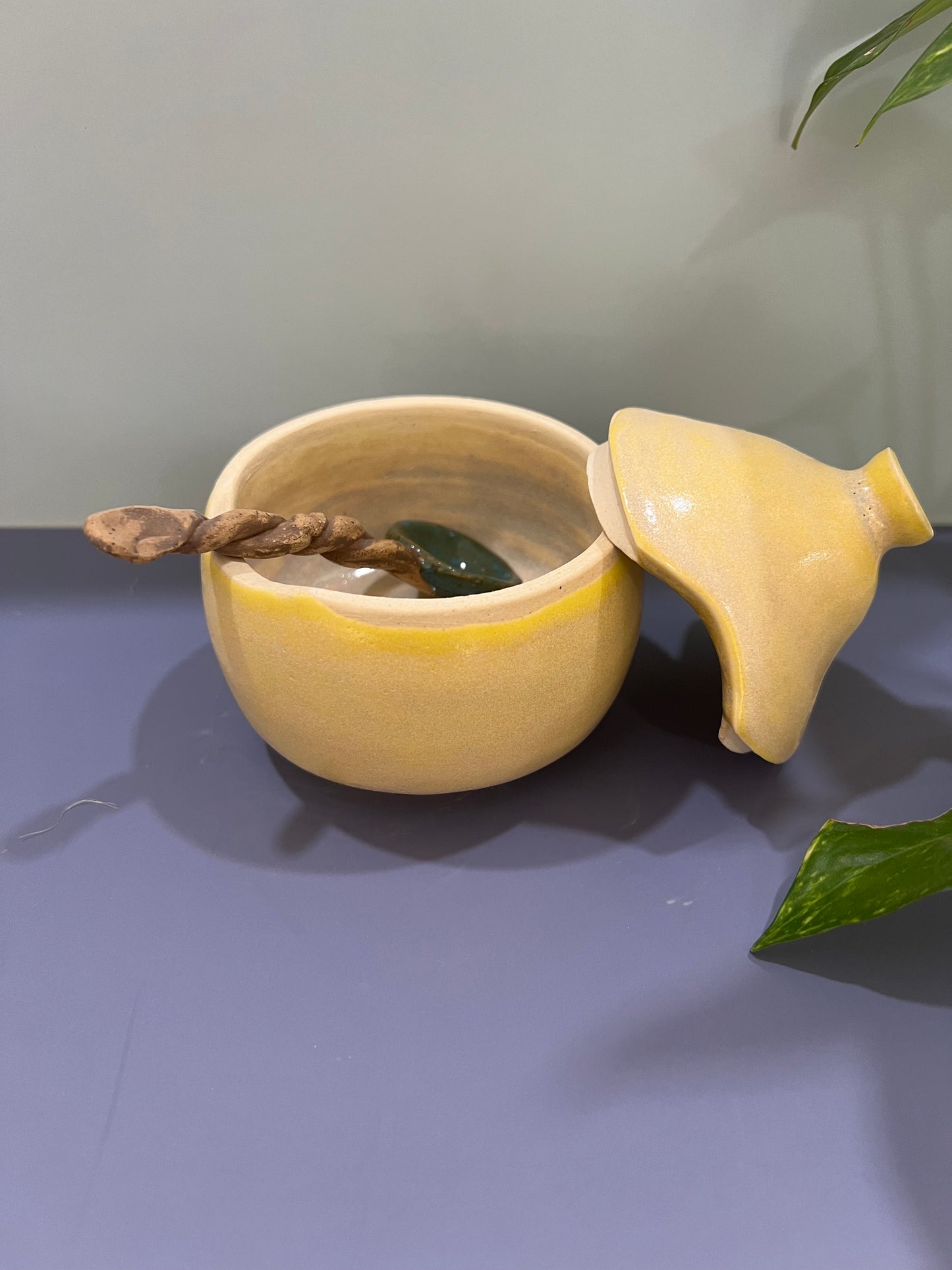 Sugar Bowl w/ Spoon