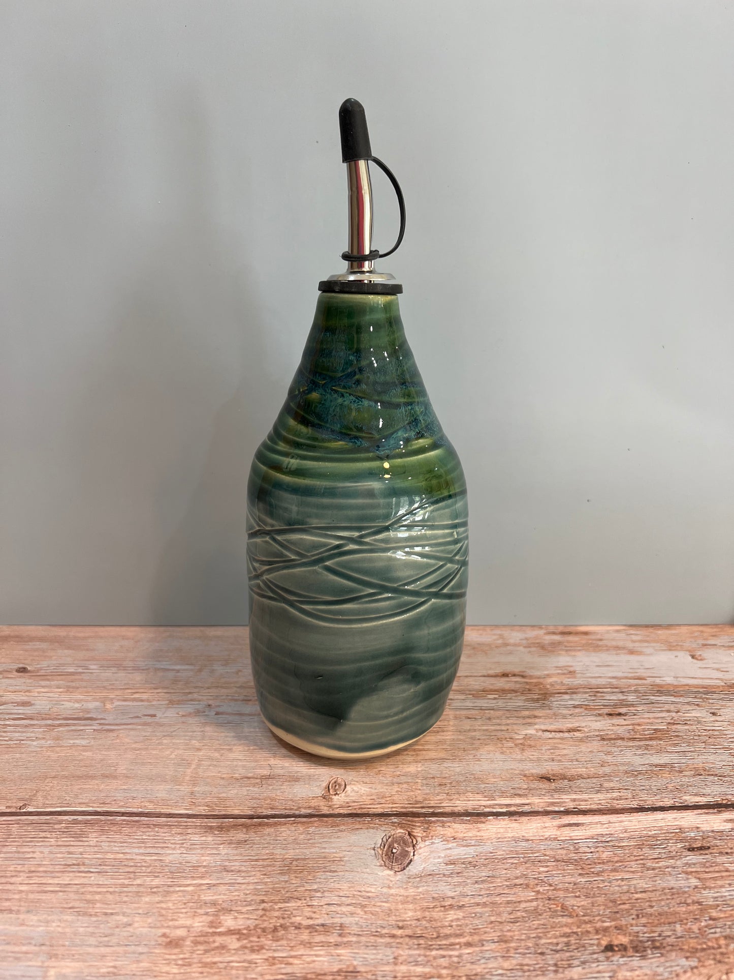 Oil Pourer - Green & Fog