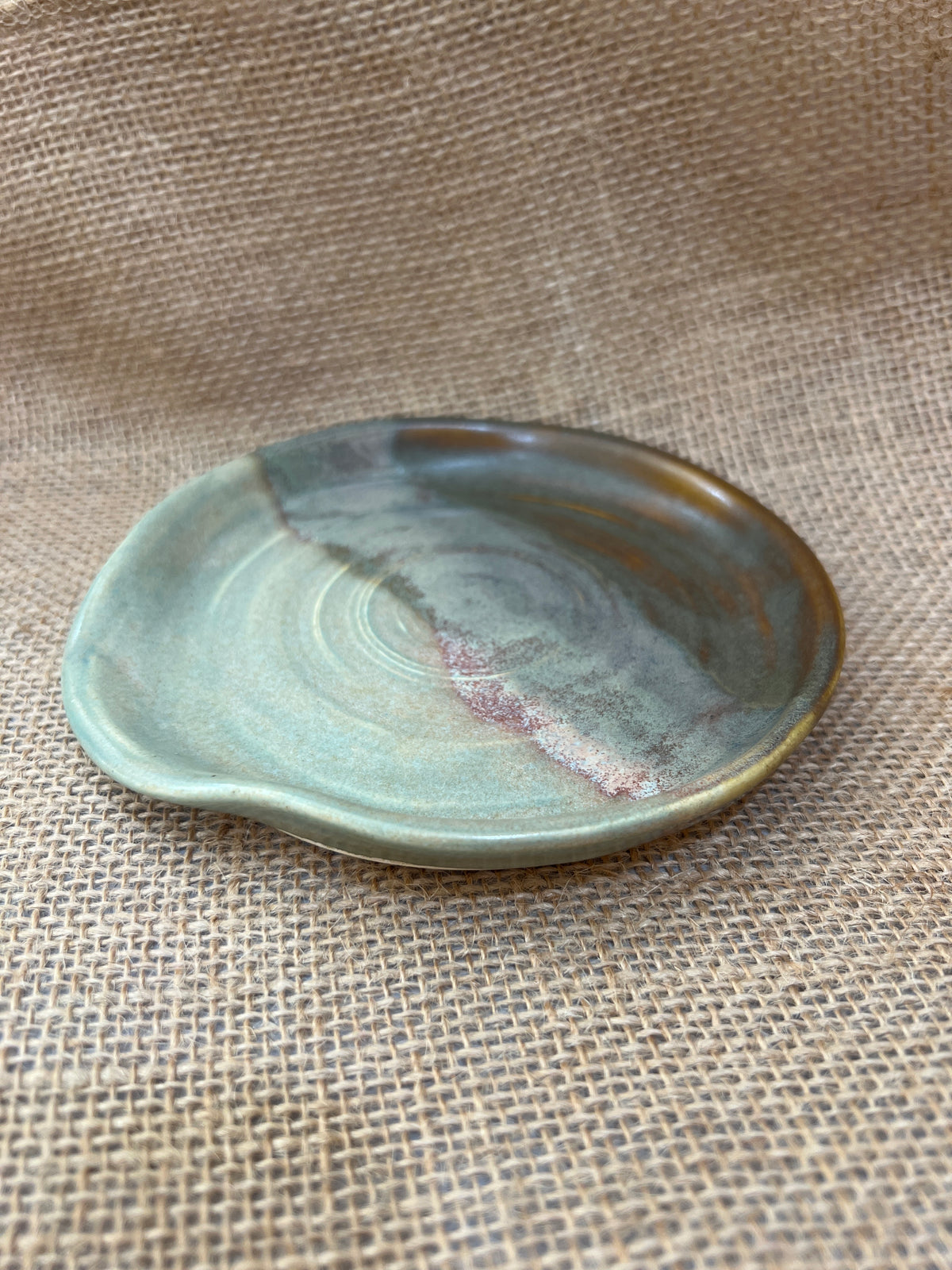 Spoon Rest - Green Tea & Black Walnut