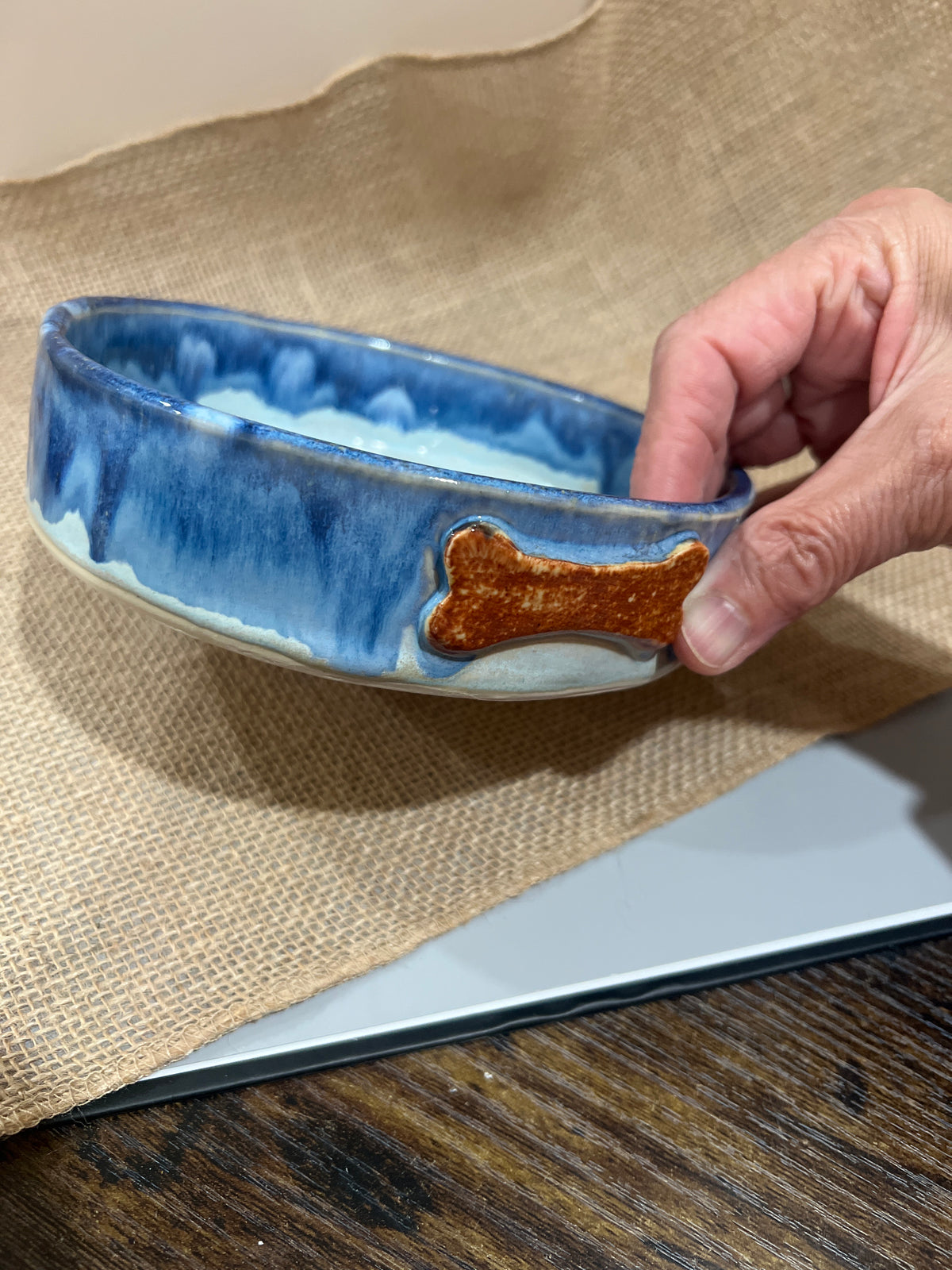 Dog Bowl - Medium - Blues
