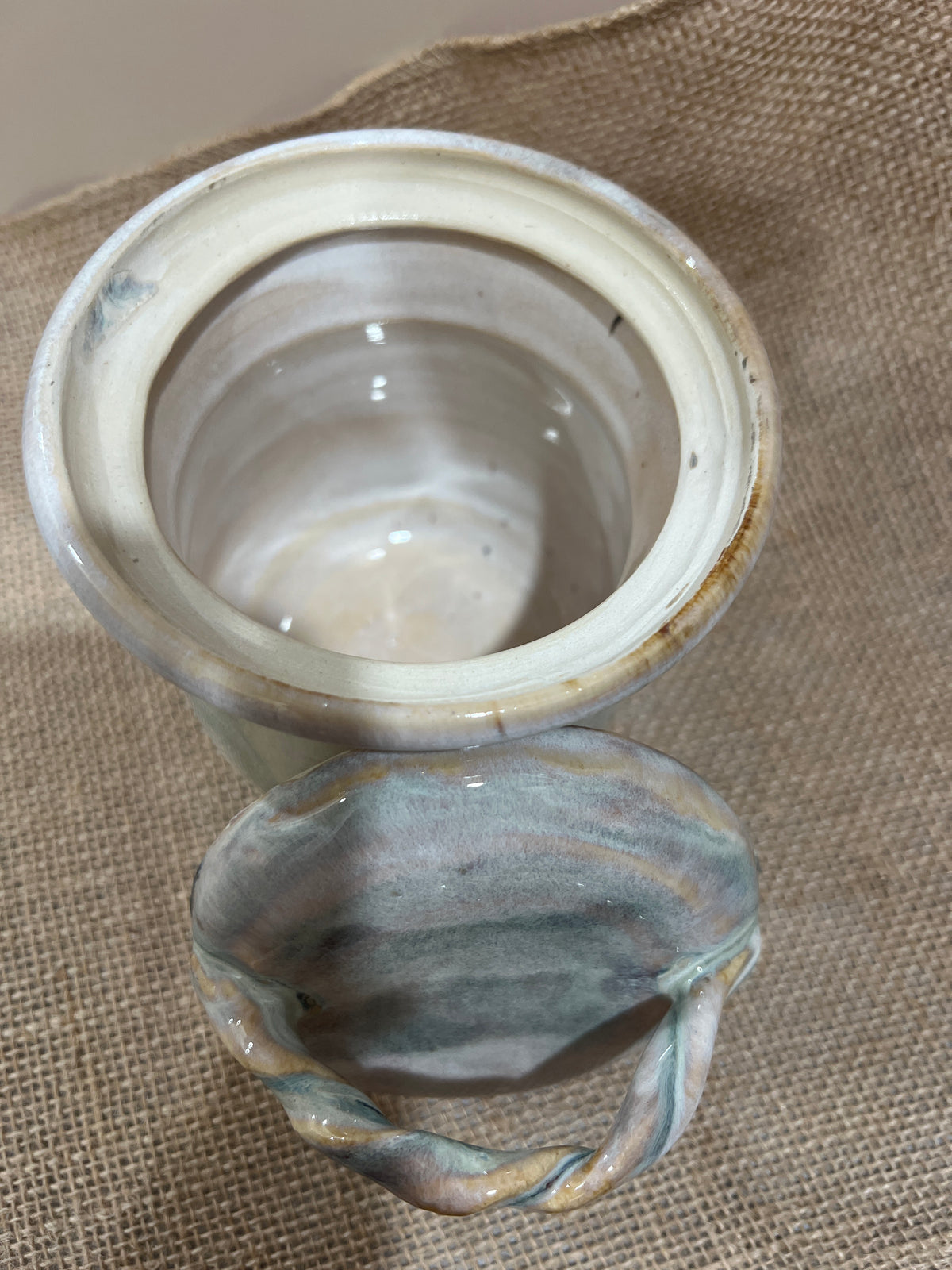 Lidded Jar Grays