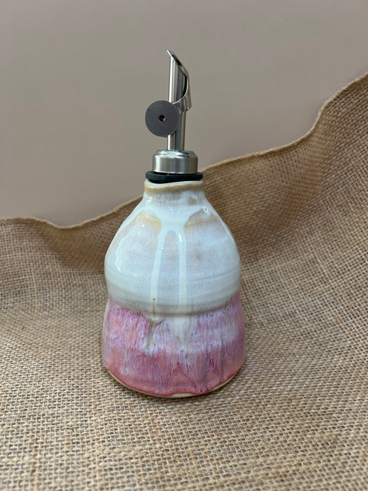 Oil Dispenser - Soft White & Pink