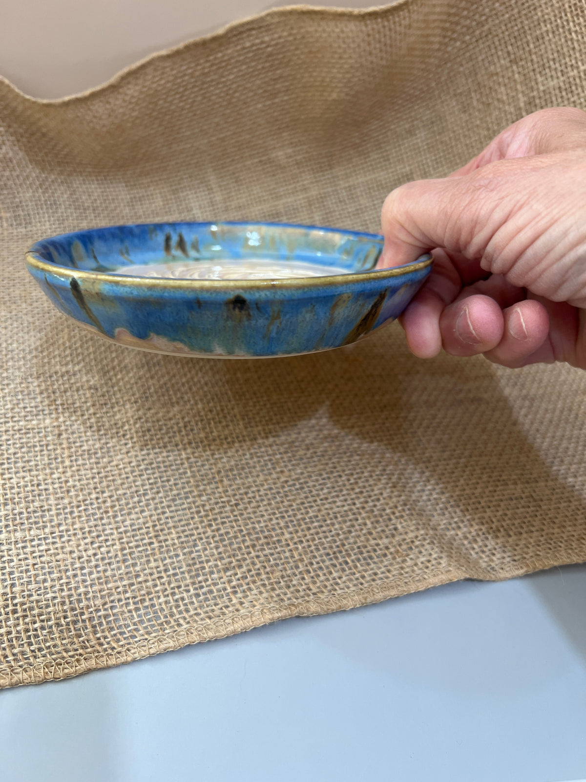 Grater Dish - Blues & Ginger.