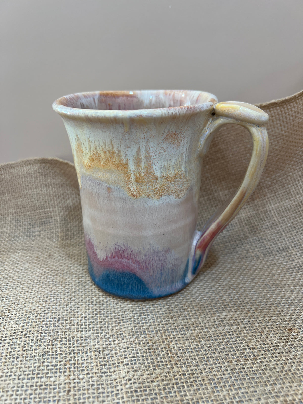 Mug - Ginger w/ Blue & Pink