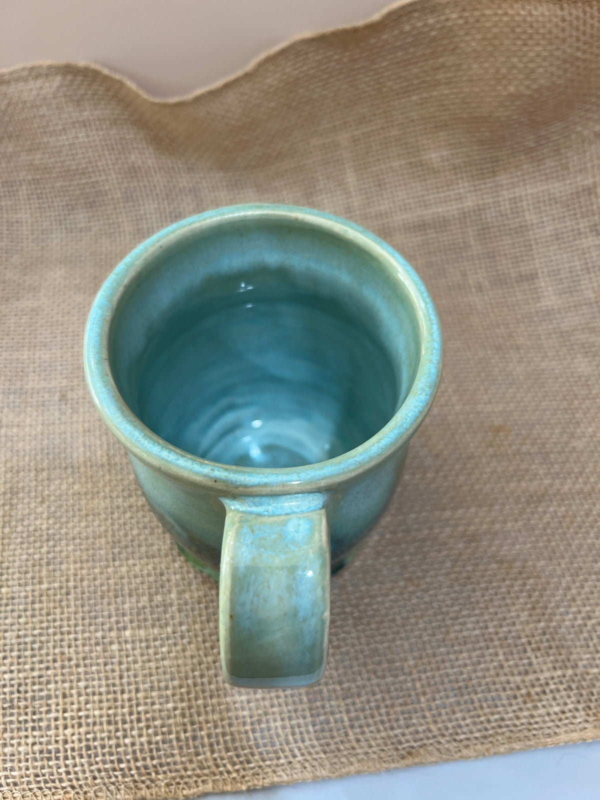Mug - Greens & Soft Blue