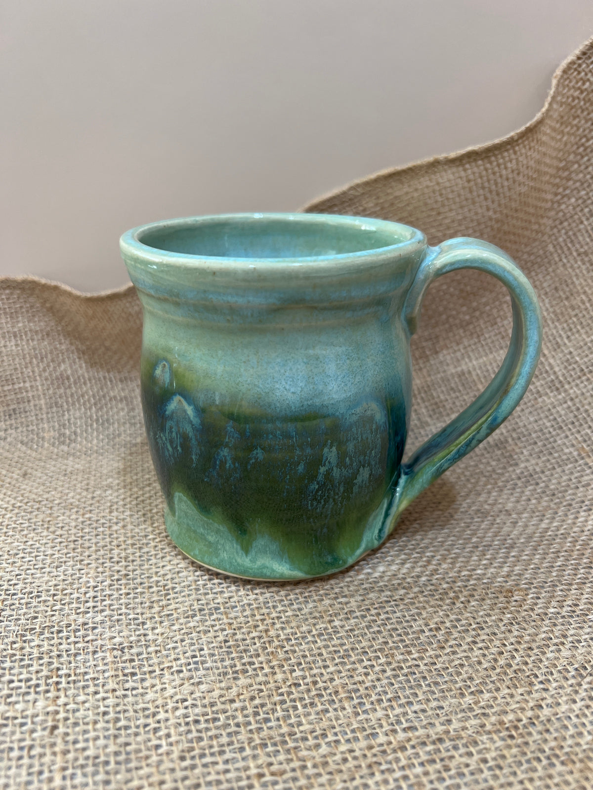 Mug - Greens & Soft Blue