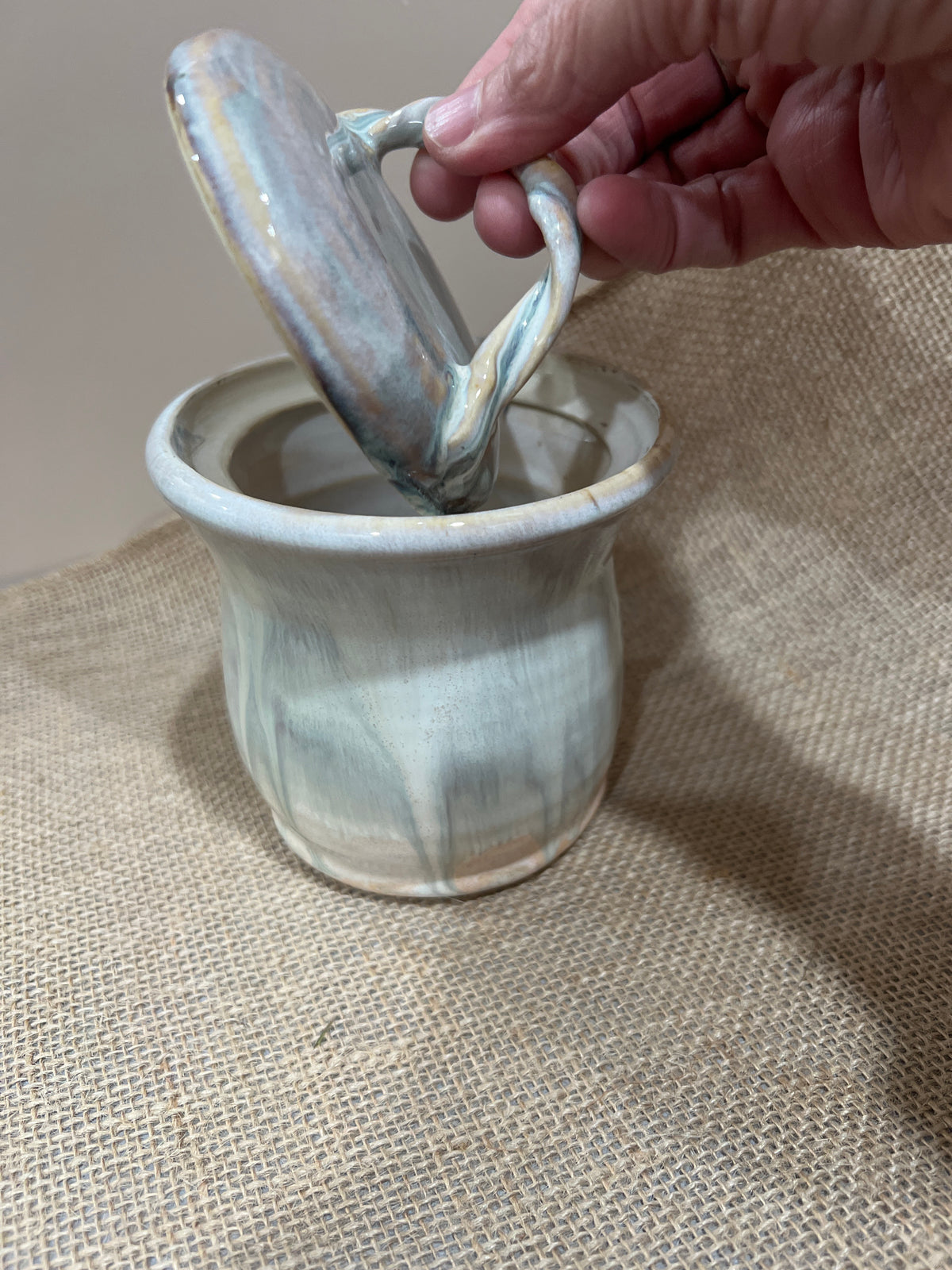 Lidded Jar Grays