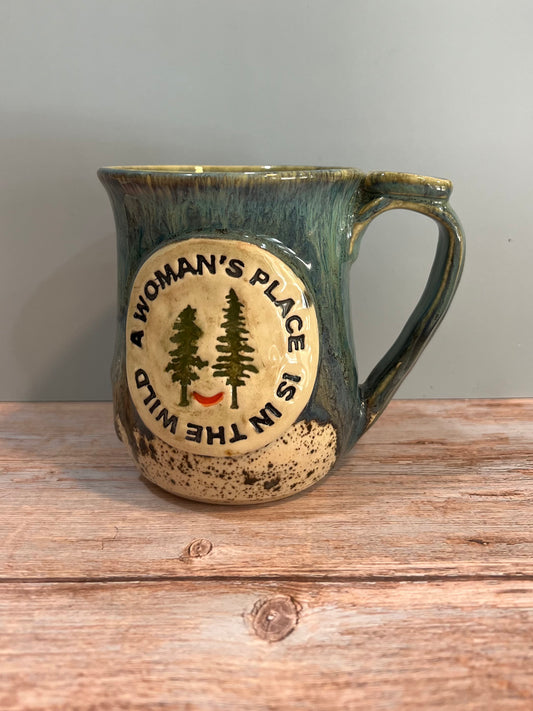 Mug - A Woman’s Place Blue & winterwood