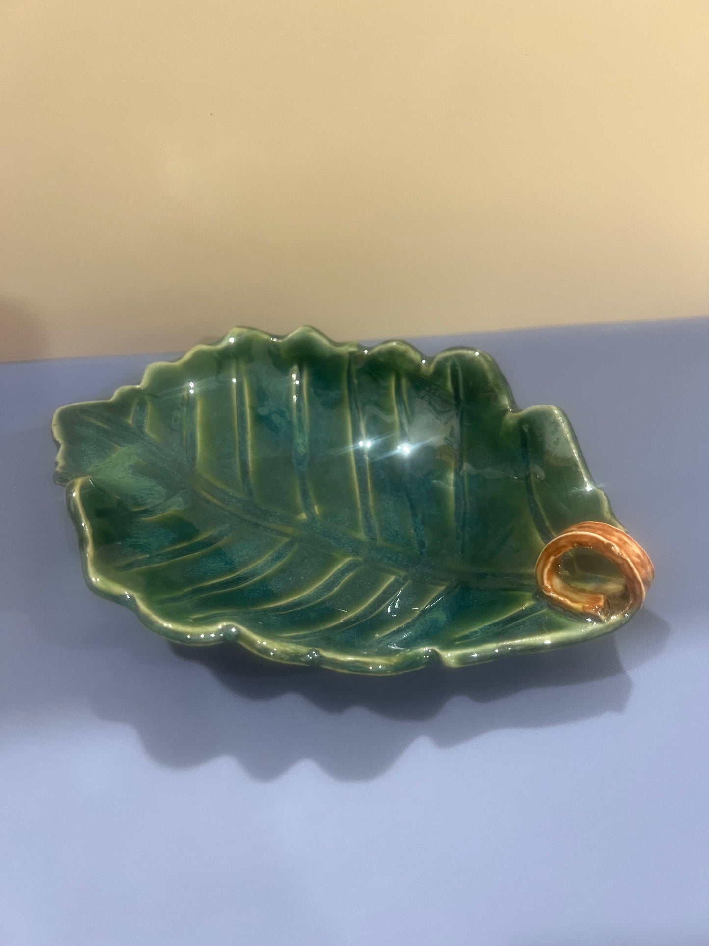 Trinket Dish - Chestnut Oak Leaf