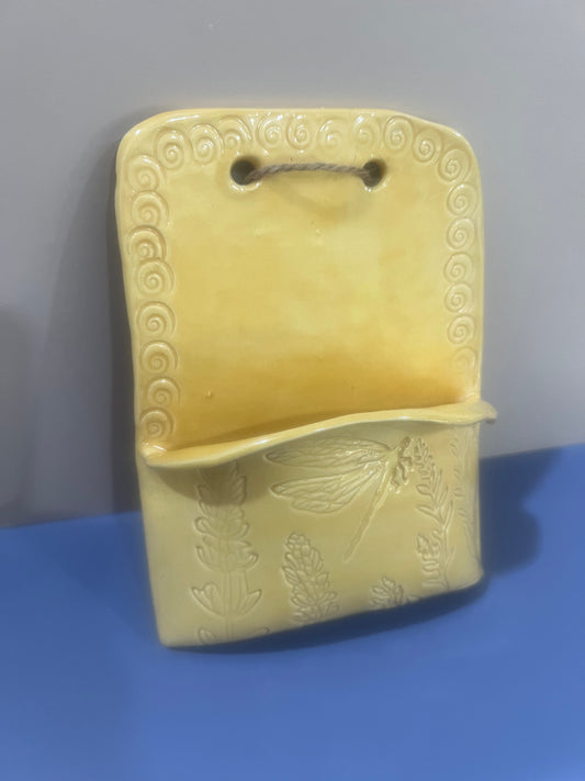 Wall Pocket - Yellow