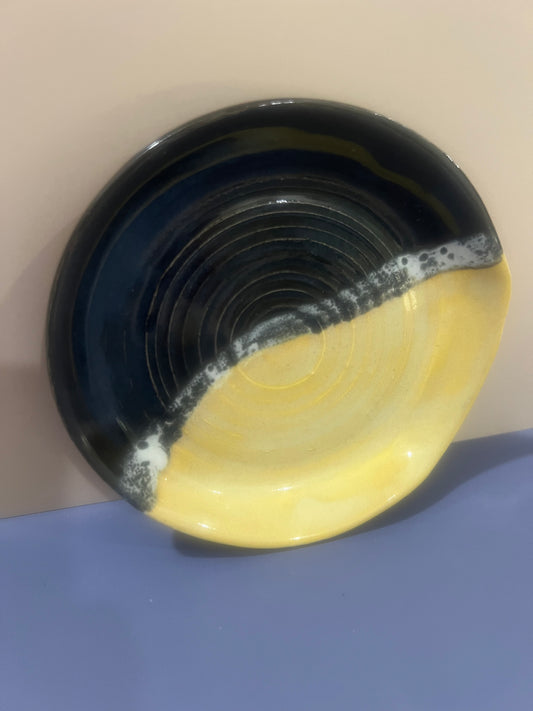 Spoon Rest - Blue Midnight & Yellow
