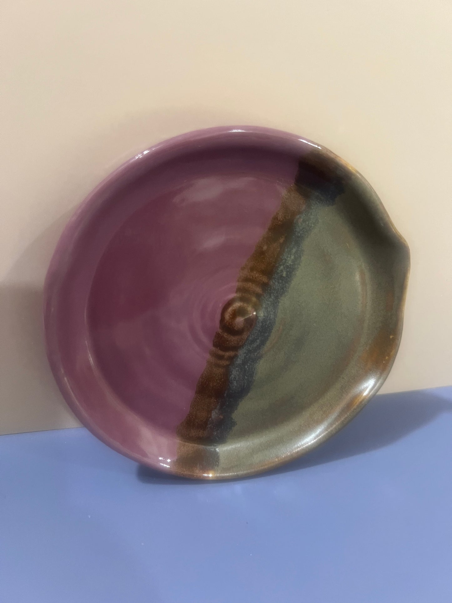 Spoon Rest - Purple & Brown
