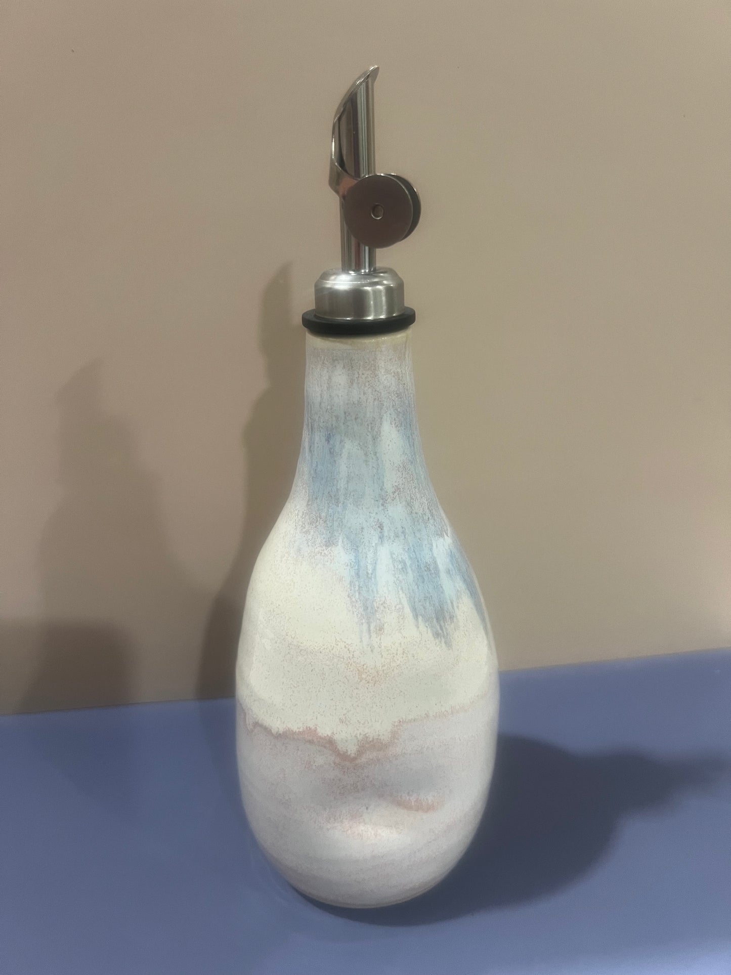 Oil Pourer - Muted Blues, Pinks & Cream