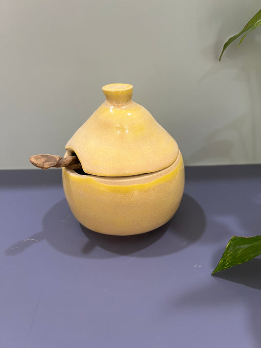 Sugar Bowl w/ Spoon