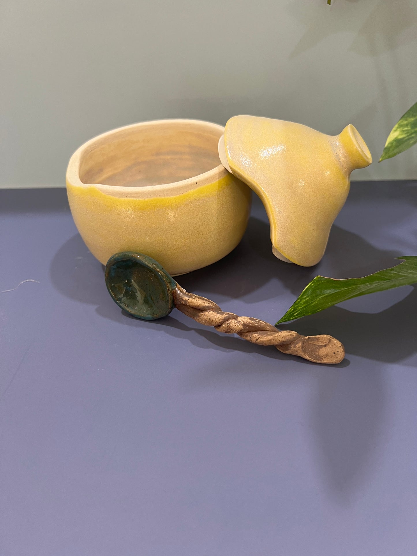 Sugar Bowl w/ Spoon