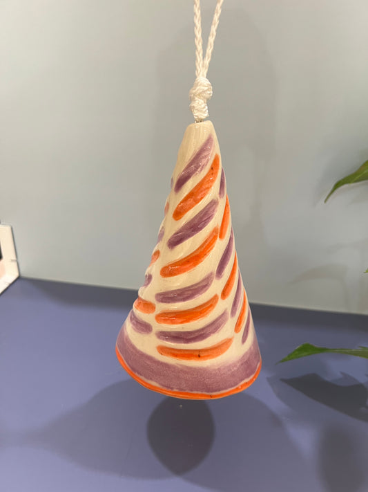 Windchime purple & orange swirls