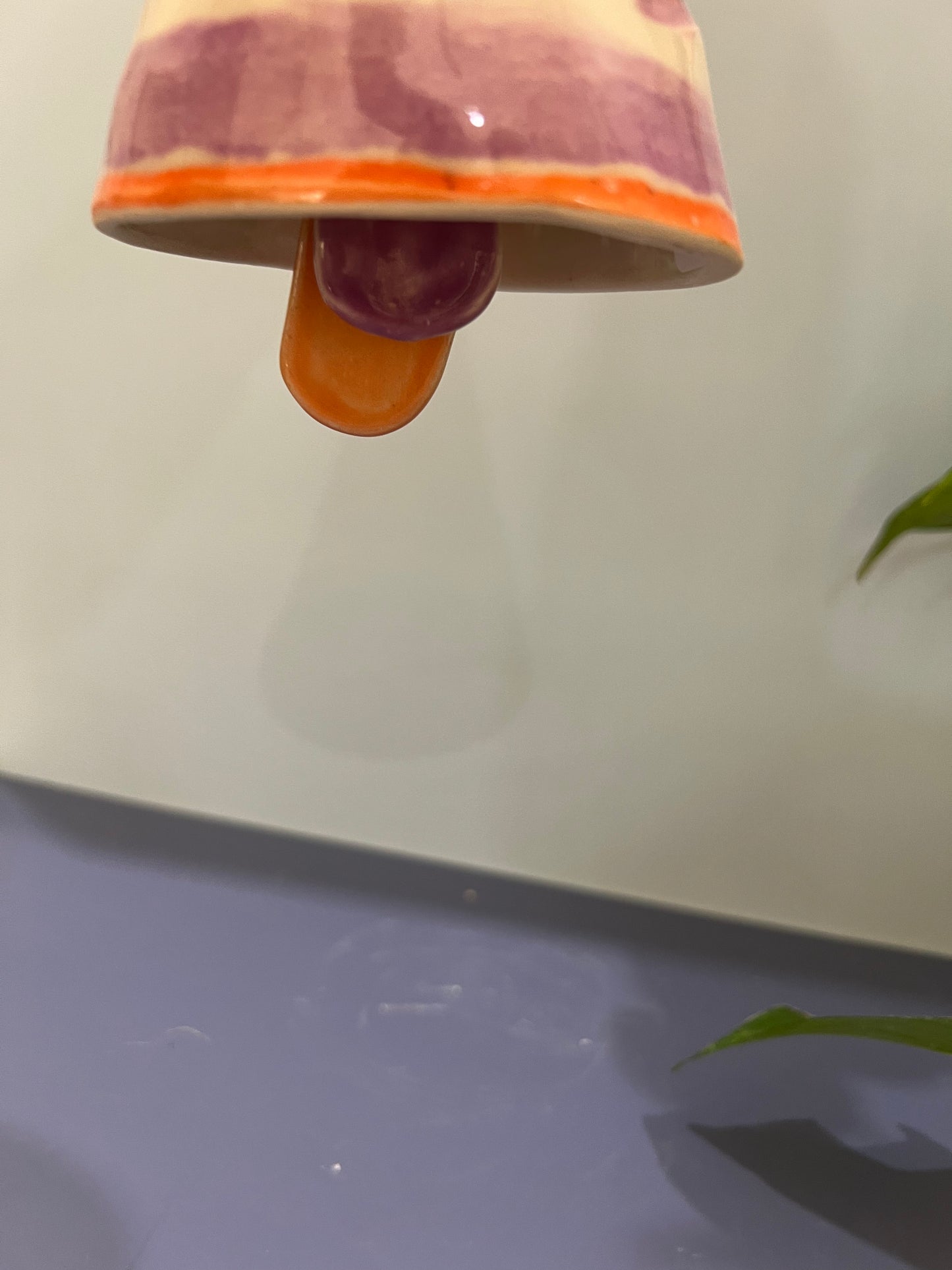 Windchime purple & orange swirls