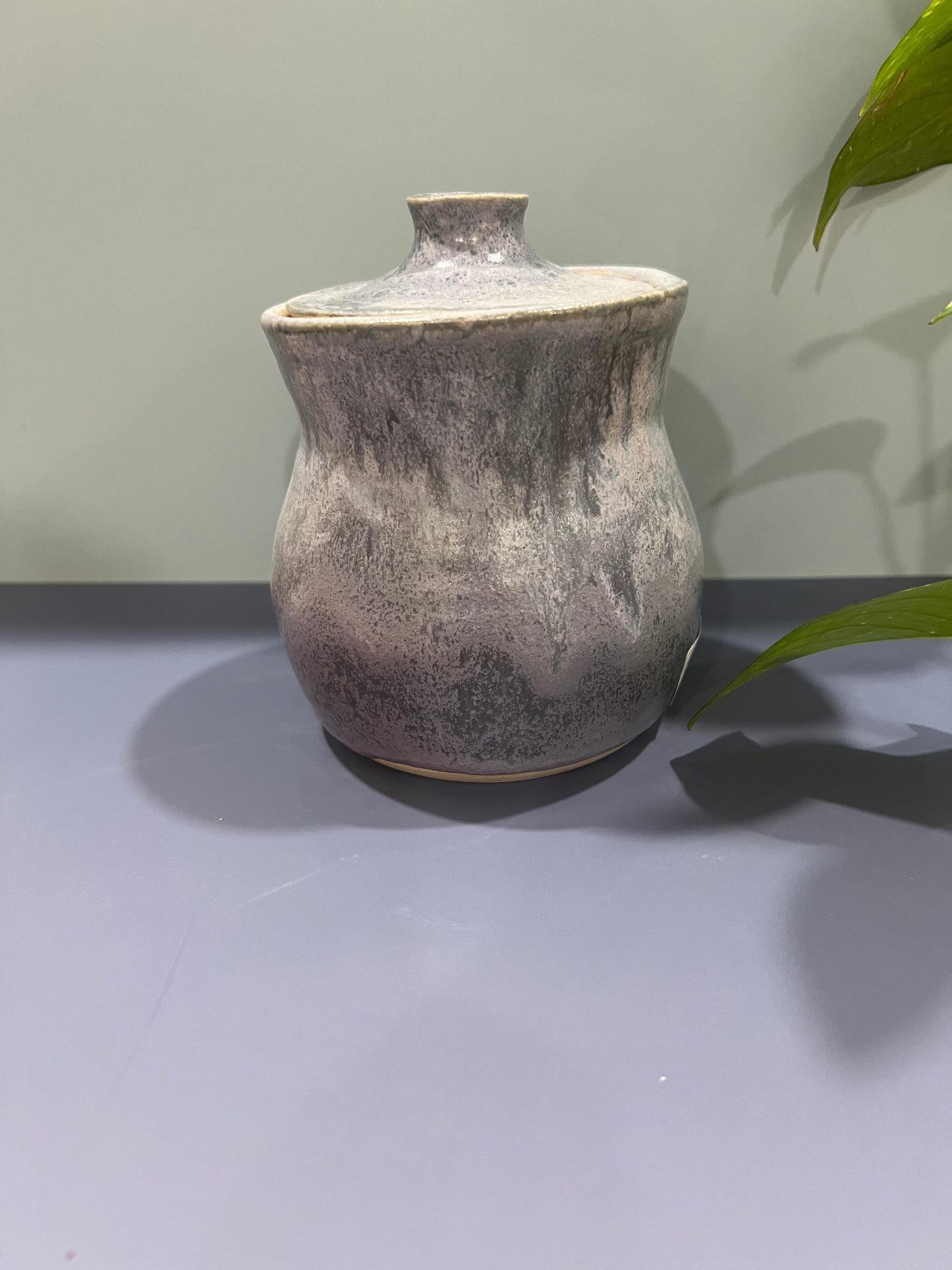 Lidded Jar Purple