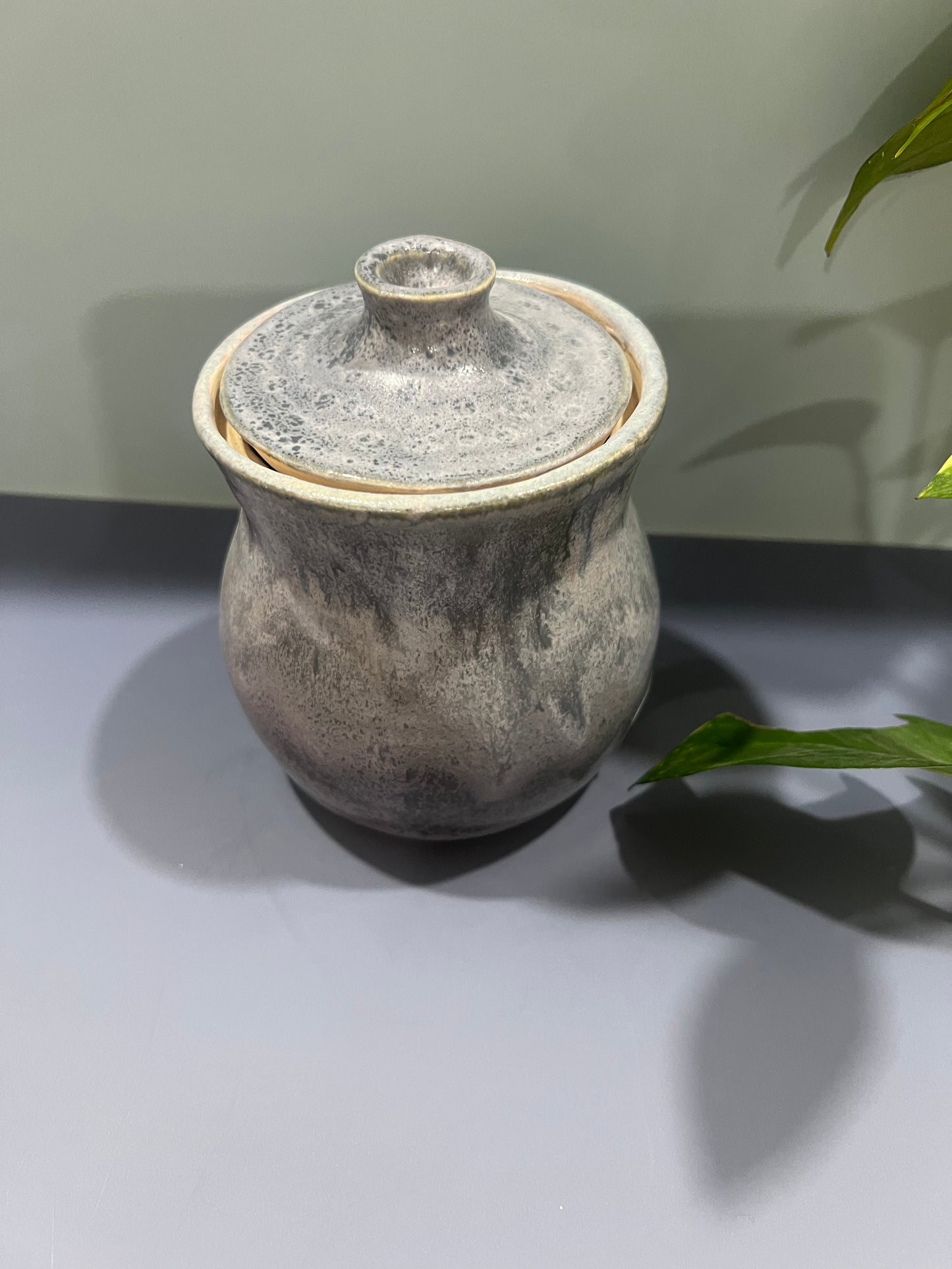 Lidded Jar Purple