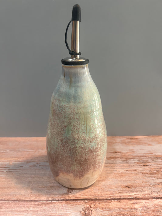 Oil Pourer-Light Turquoise & Merlot