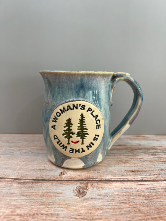 Mug - A Woman’s Place blue & snow