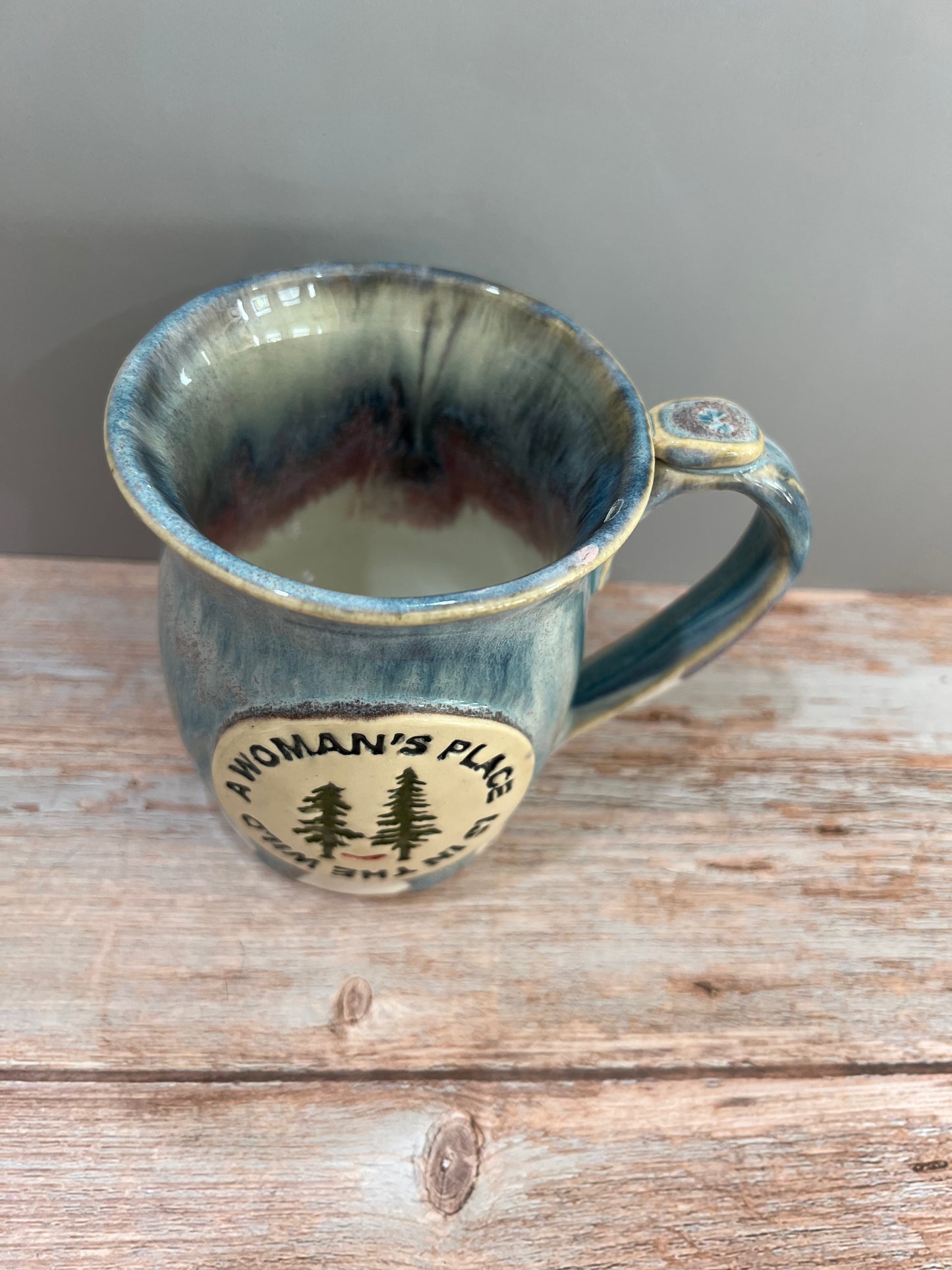 Mug - A Woman’s Place blue & snow