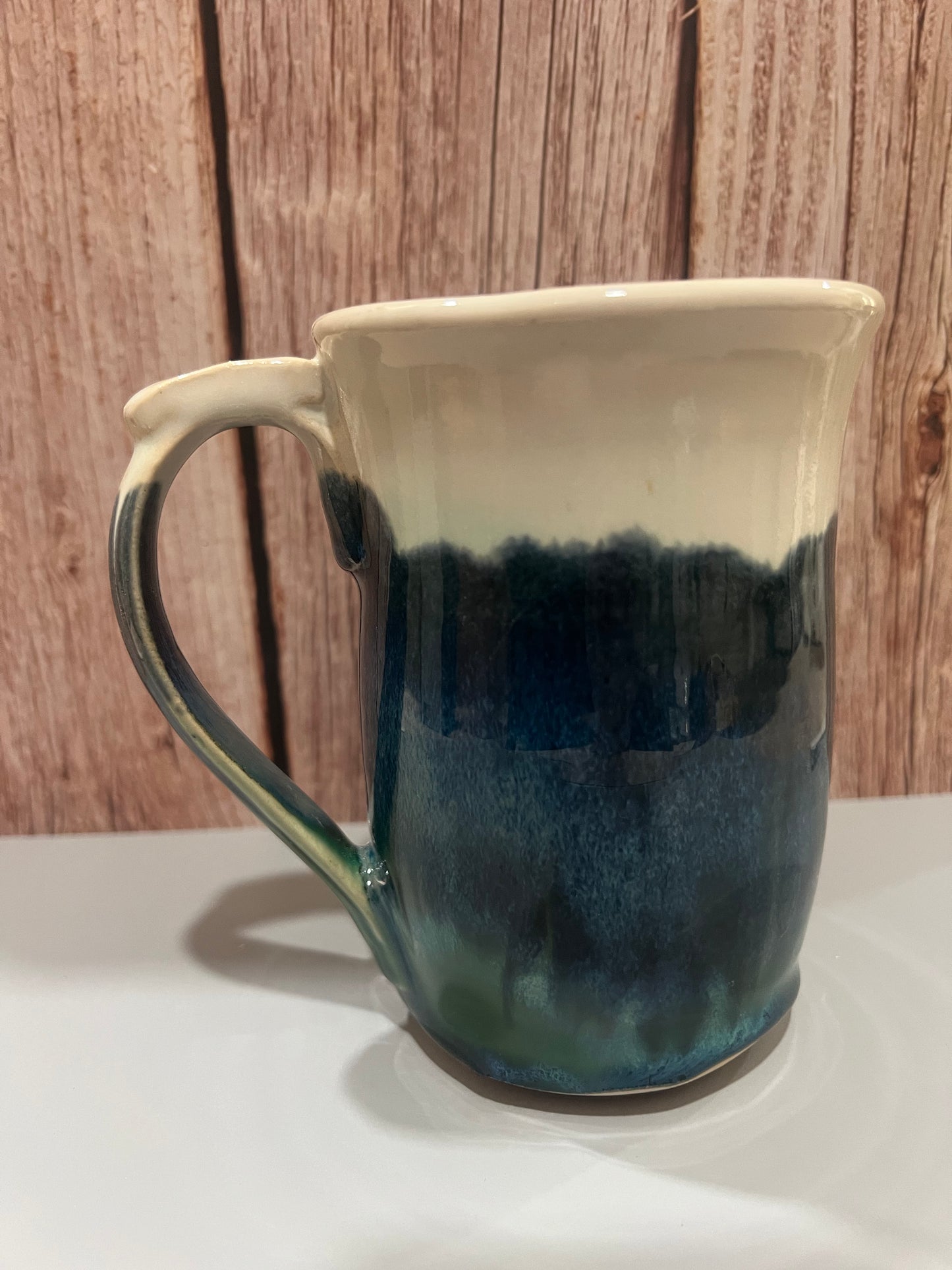 Mug - Snow, Green & Blue