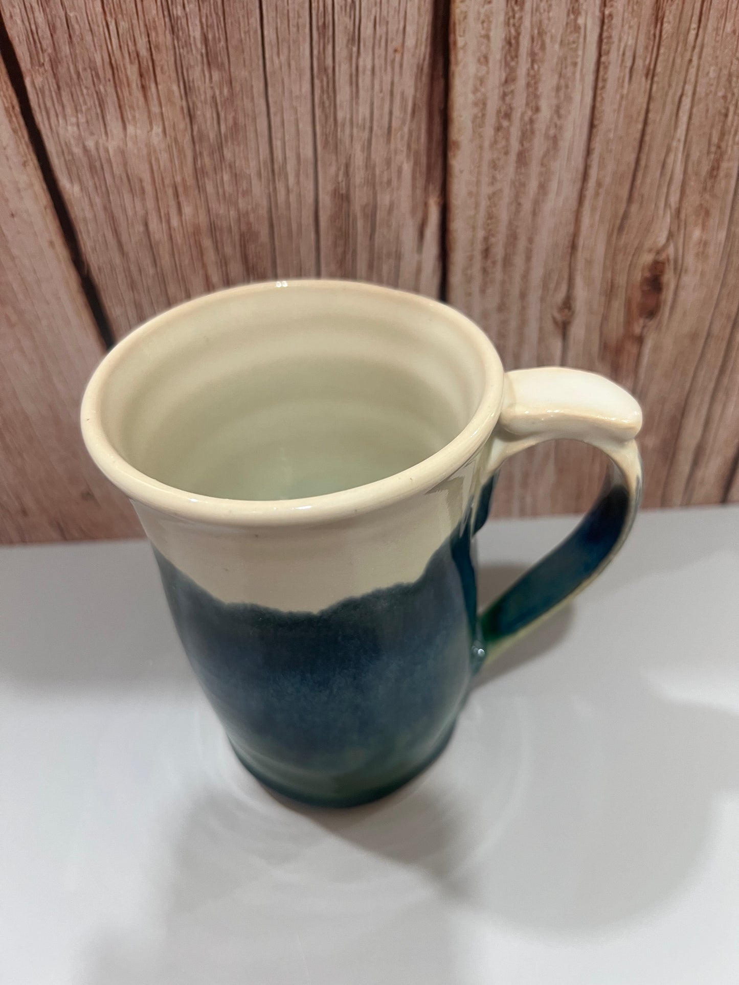 Mug - Snow, Green & Blue