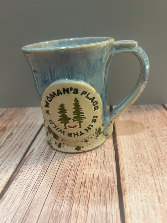 Mug - A Woman’s Place blue & Winterwood