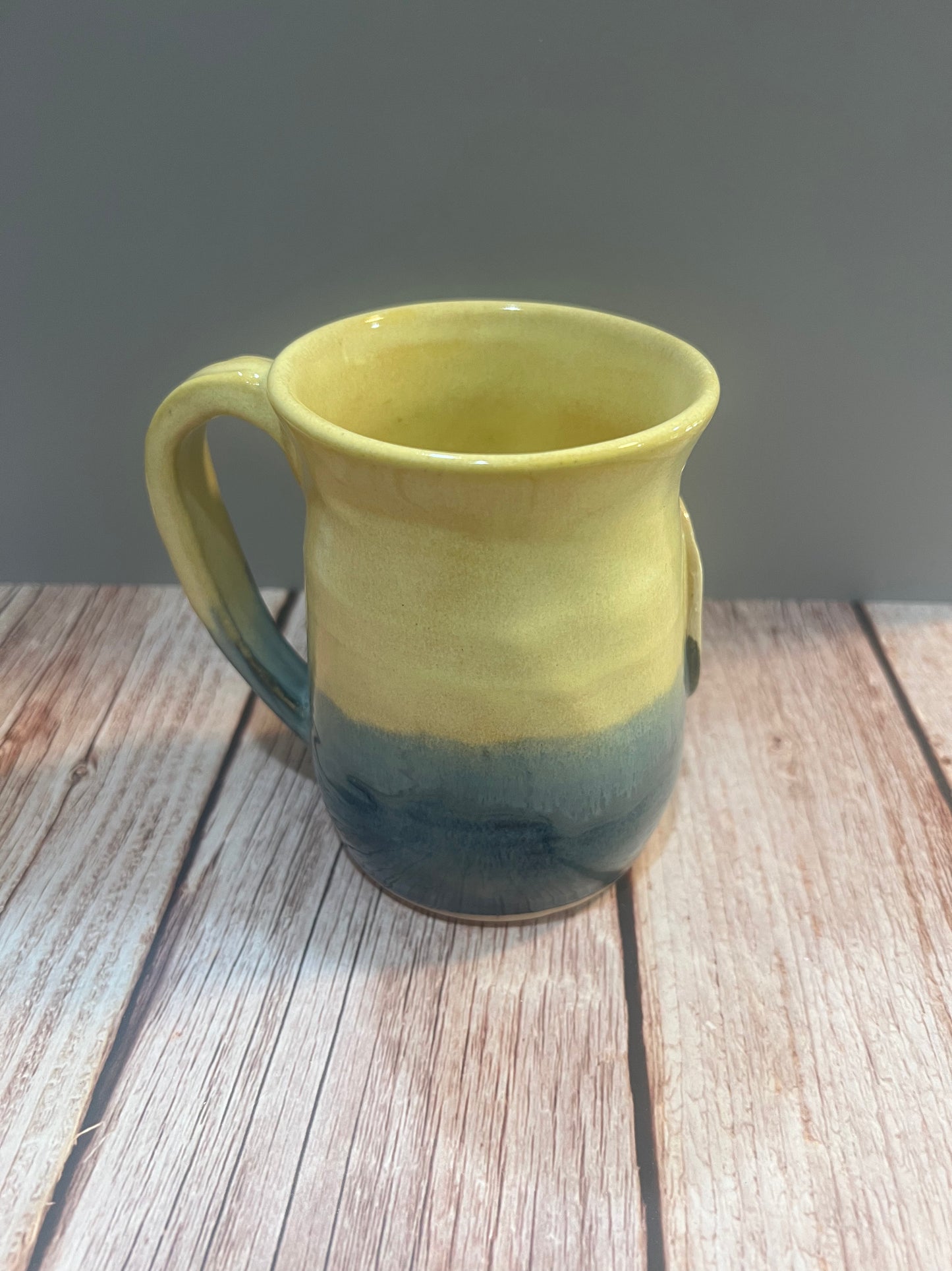 Mug-A Woman’s Place yellow & grey